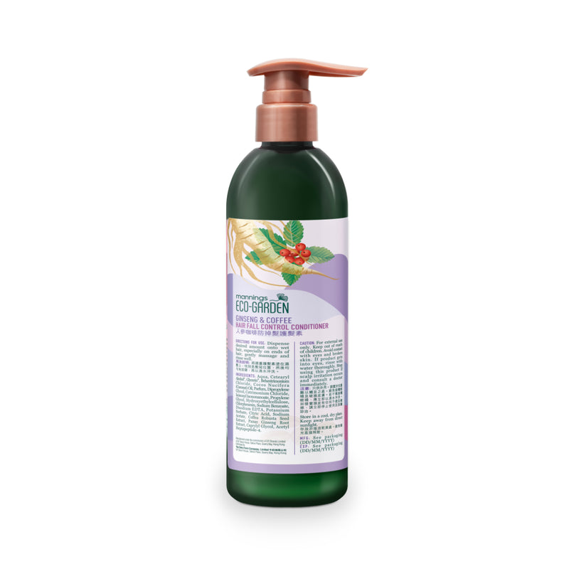 Mannings Eco-Garden Ginseng & Coffee Hair Fall Control Conditioner 500ml