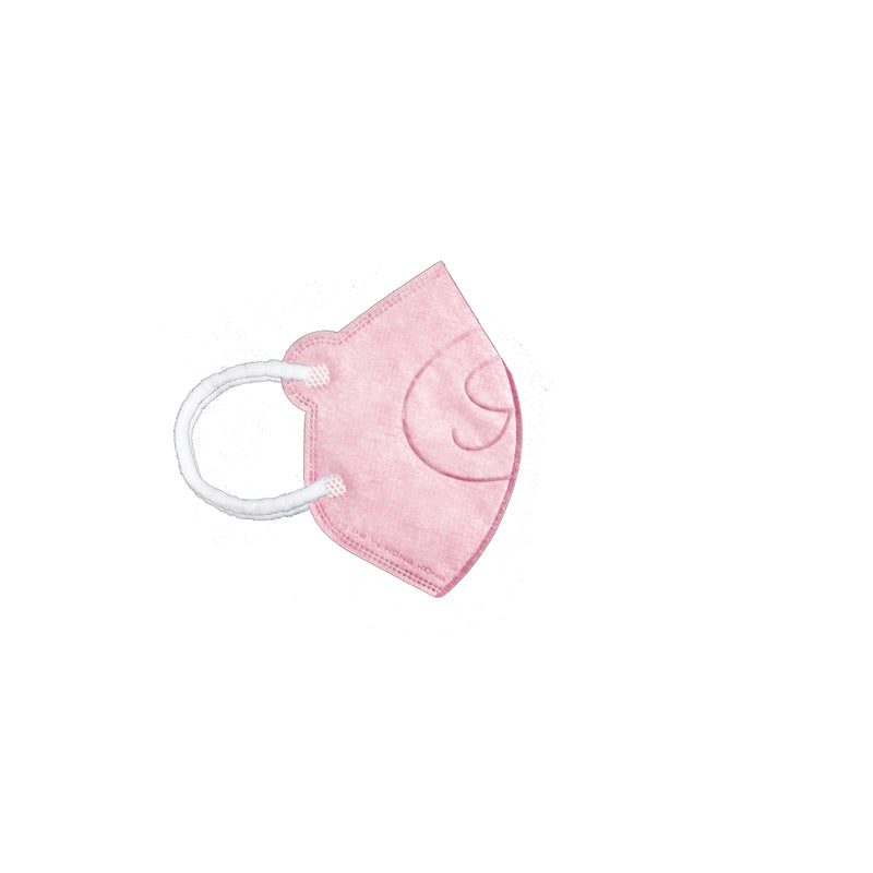 SAVEWO 3DBEAR Mask (Individually packaged) (for age of 6-24 months Kids) - Pink 30pcs