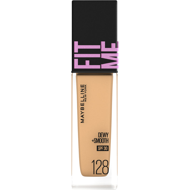 Maybelline Fit Me Dewy + Smooth Liquid Foundation [SPF30] - 128 Warm Nude 30ml