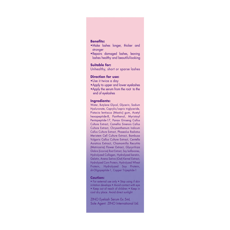 ZINO Eyelash Serum Ex 5ml
