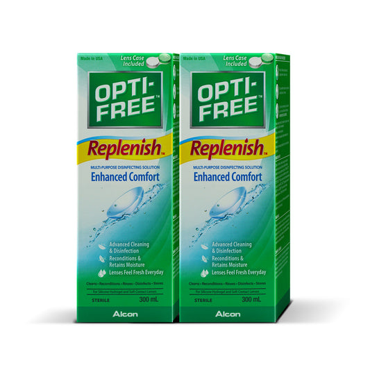 Alcon Opti-Free RepleniSH Multi-Purpose Disinfecting Solution 300ml x 2pcs + Tester 1pc