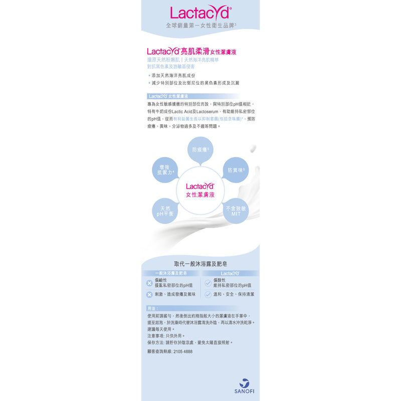 Lactacyd Pearl Intimate Feminine Wash 250ml