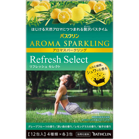 Bathclin Aroma Sparkling(Refresh Select) 30g x 12pcs