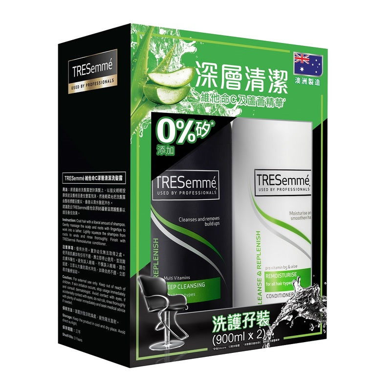 TRESemme Deep Clean Shampoo + Conditioner 900ml + 900ml