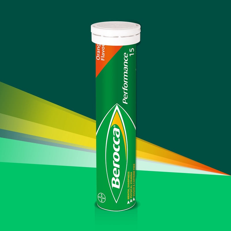 Berocca Performance Orange Flavoured Effervescent 30pcs