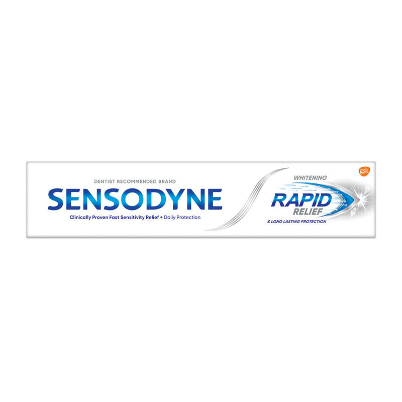 Sensodyne Rapid Relief Whitening Toothpaste 100g