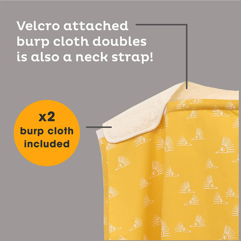 Simply Good Nursing Cover Duo White Hedgehogs On Yellow