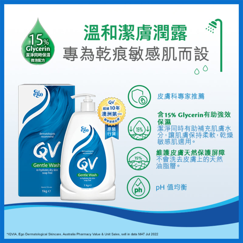 QV Gentle Wash 1KG
