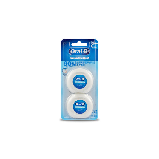 Oral-B Essential Floss Waxed 50m x 2