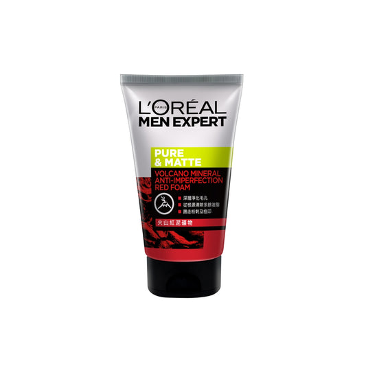 L'Oreal Paris Men Expert Pure & Matte Volcano Red Foam 100ml