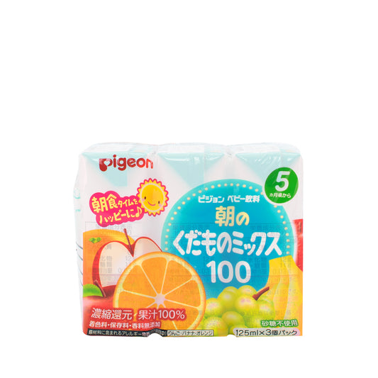 Pigeon Food Mixed Fruit Juice 125ml x 3pcs