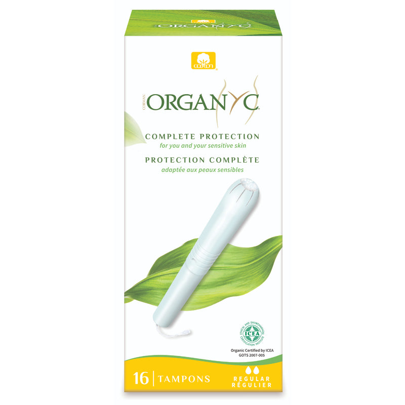 Organyc Organic Cotton Tampons with Applicator - Regular 16pcs
