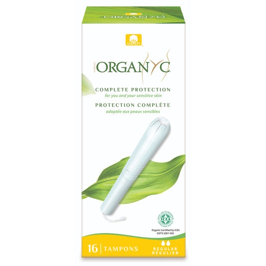 Organyc Organic Cotton Tampons with Applicator - Regular 16pcs