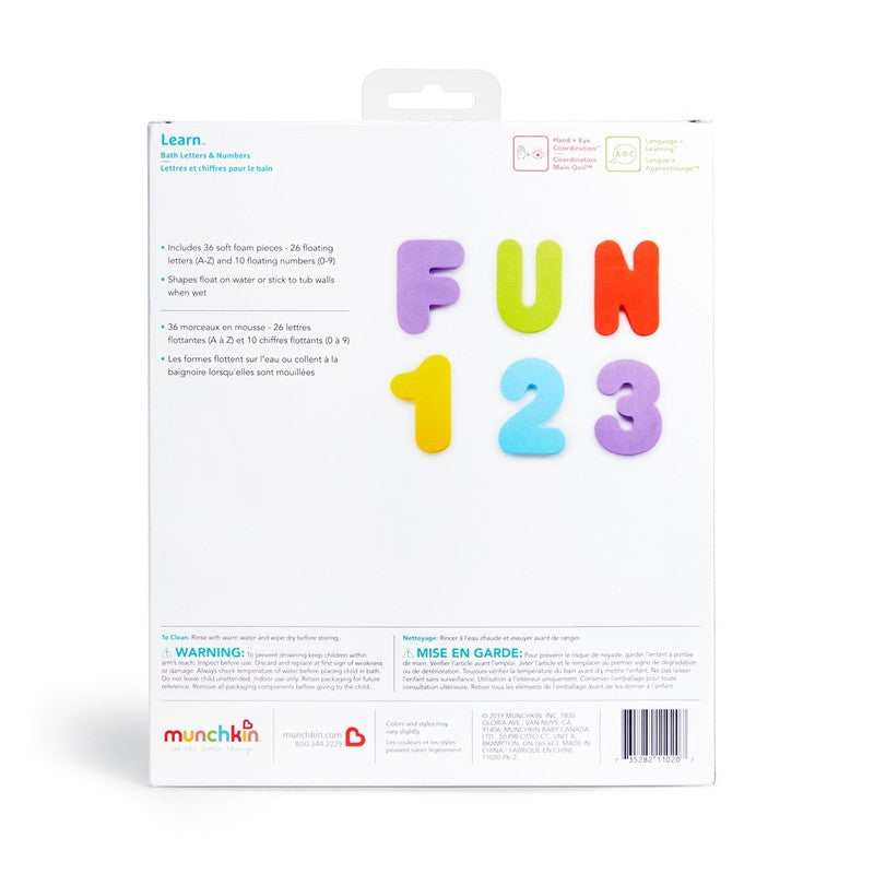Munchkin Bath Letters and Numbers 1 Set