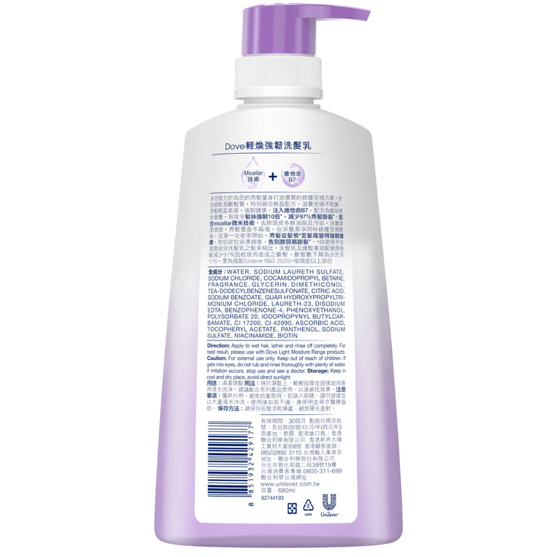 Dove Hair Boost Nourishment Shampoo 680ml