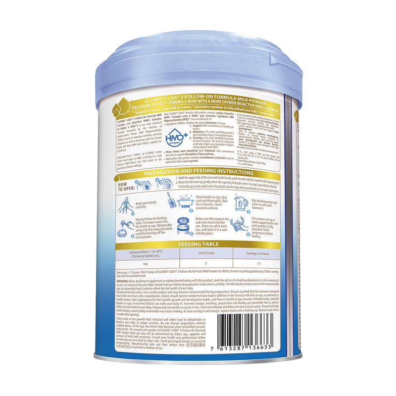 ILLUMA LUXA Stage 2 Follow-On Formula 850g