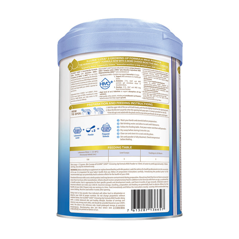 ILLUMA LUXA Stage 3 Growing-Up Formula 850g