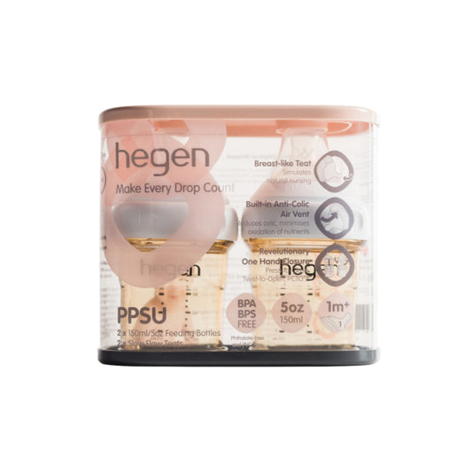 Hegen PCTO Feeding Bottle PPSU (150ml/5oz) 2pcs