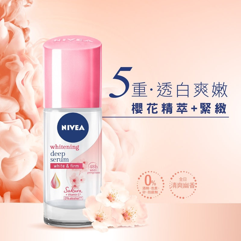 Nivea Whitening Serum Sakura Deodorant Roll On 40ml
