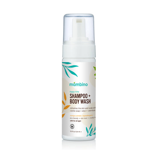 Mambino Organics Happy Time Shampoo+Body Wash 170mL