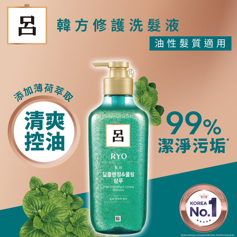 Ryo Scalp Deep Cleansing Shampoo 550ml