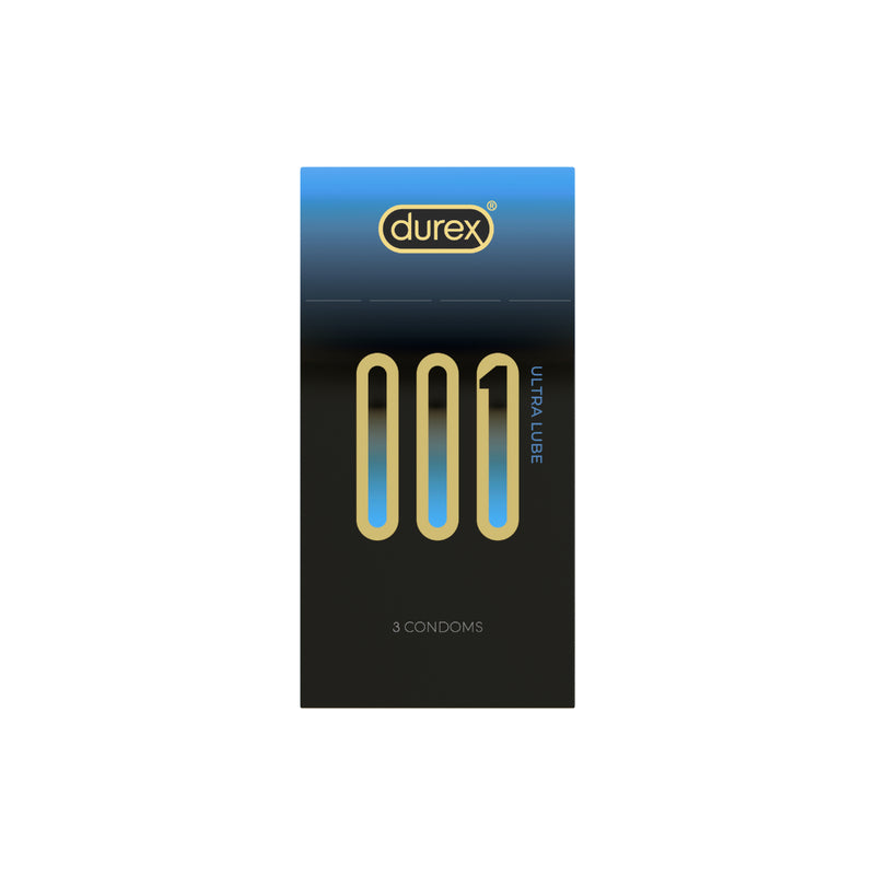 Durex 001  Ultra Lube Condoms 3pcs