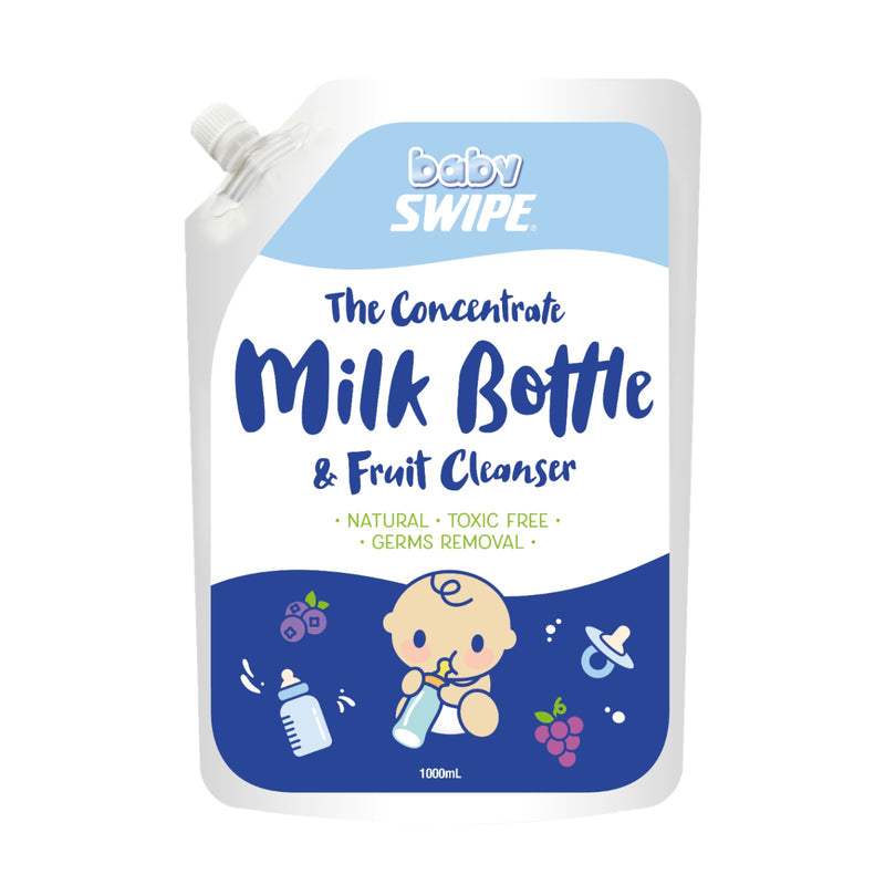 Baby SWIPE The Concentrate Milk Bottle and Fruit Cleanser 1000ml (Refill)