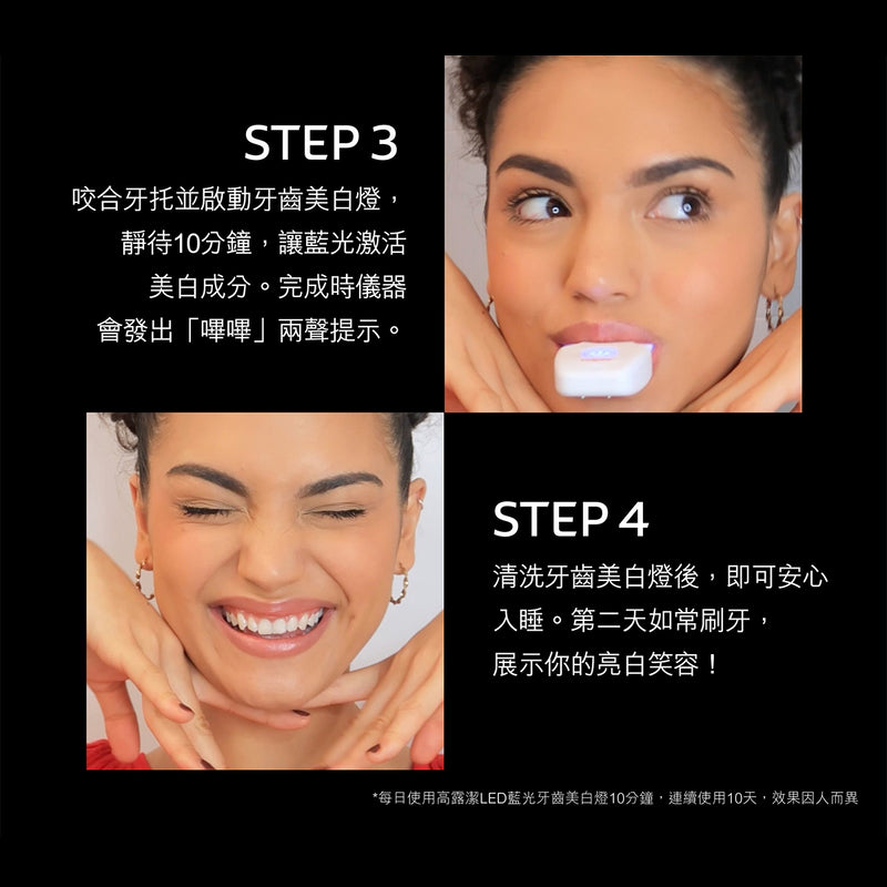 Colgate Optic White Pro LED Blue Light Whitening Kit 1 Set