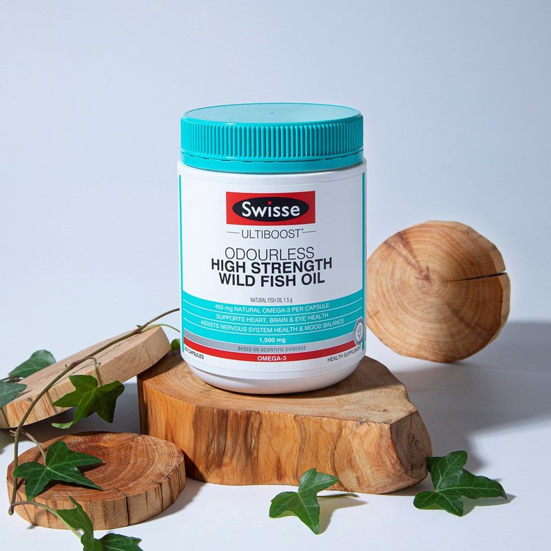 Swisse Ultiboost Odourless Wild Fish Oil 1500mg 200pcs