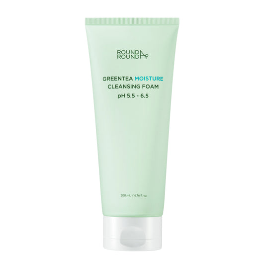 ROUND AROUND Green Tea Moisture Cleansing Foam 200ml