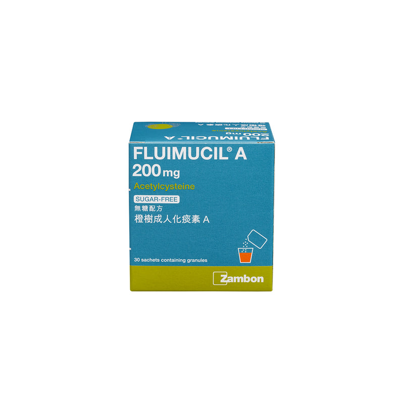 FLUIMUCIL A200MG 30S