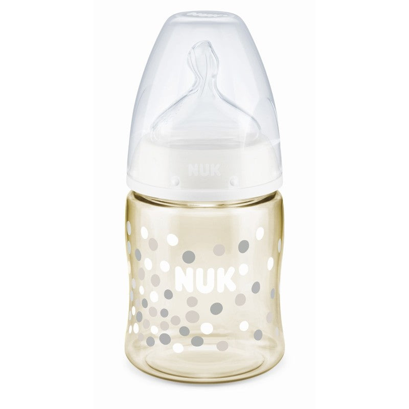 NUK Pch PPSU Bottle with Silicon Teat (0-6 Months) (Random Color) 150ml