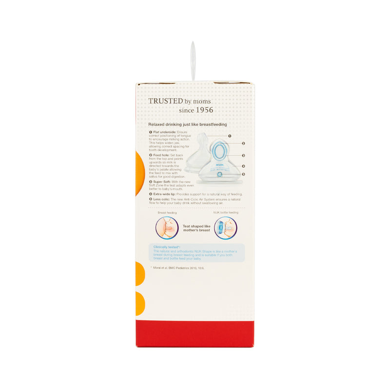 NUK Pch PPSU Bottle with Silicon Teat (0-6 Months) (Random Color) 150ml