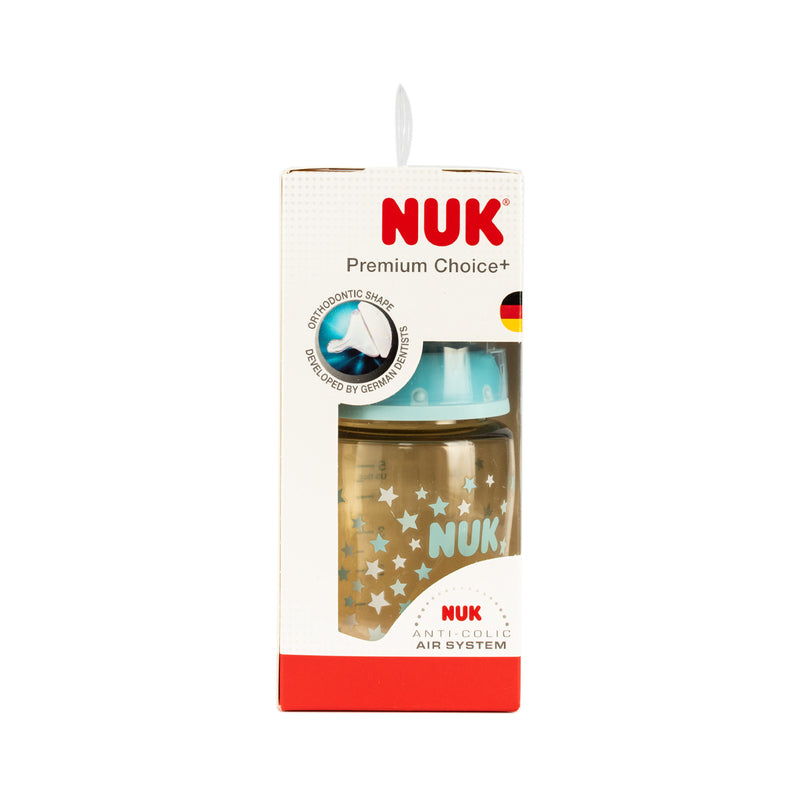 NUK Pch PPSU Bottle with Silicon Teat (0-6 Months) (Random Color) 150ml