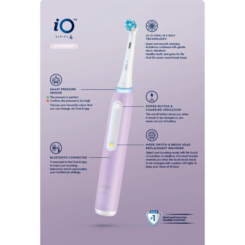 Oral-B iO Series 4 (Lavender) 1pc