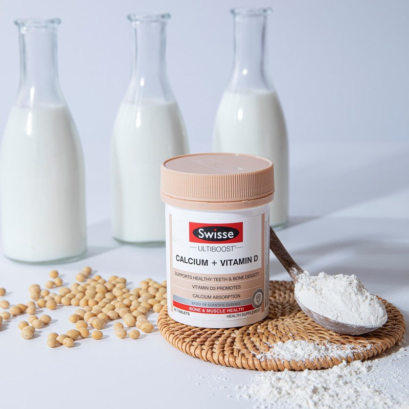 Swisse Ultiboost Calcium+Vitamin D 90 Tablets