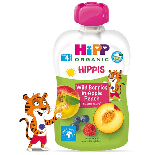 HiPP Wild Berries Apple Peach (4 Months+)[Old/New Package Random Delivery] 100g