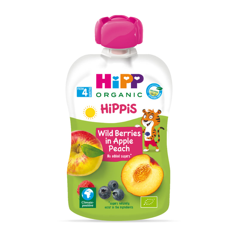 HiPP Wild Berries Apple Peach (4 Months+)[Old/New Package Random Delivery] 100g