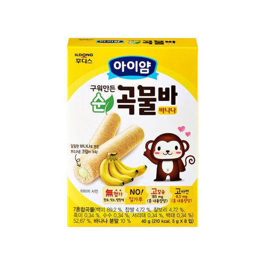 ILDONG Banana Grain Bar 40g