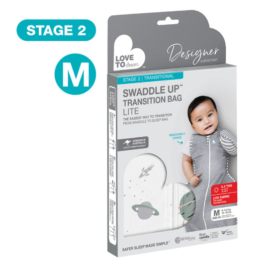 Love To Dream Swaddle Up Transition Bag Lite (Stage 2 - Space) M Size 1pc