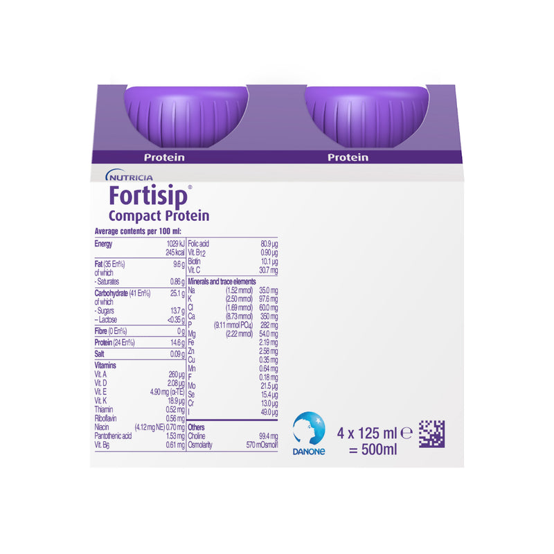 Fortisip Neutral Flavour 125ml x 4pcs