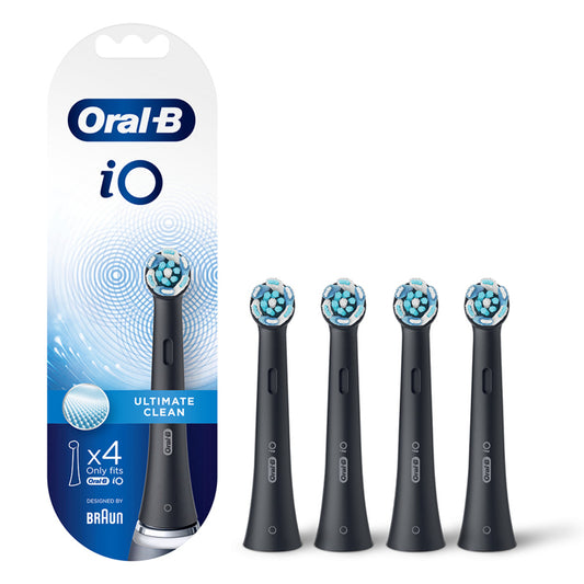 Oral-B iO Ultimate Clean Brush Head (Black) 4pcs