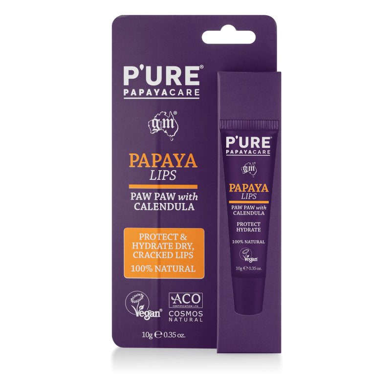 P'ure Papayacare Lips Lip Balm 10g
