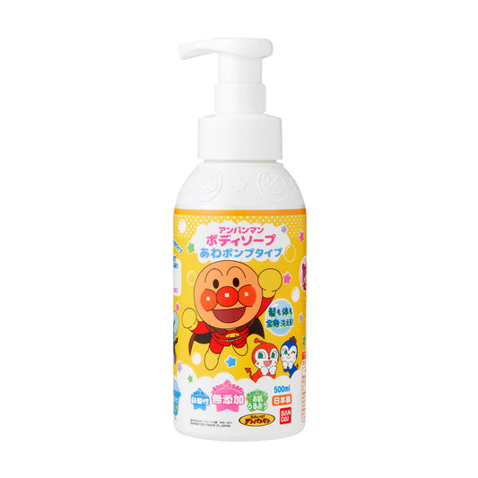 BANDAI Anpanman Pump Type Body Soap Foam 500ml