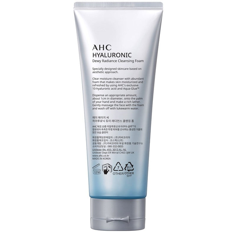 AHC Hyaluronic Dewy Radiance Cleansing Foam 150ml