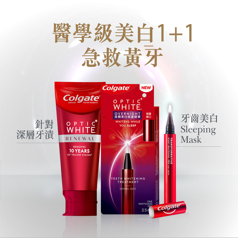 Colgate Optic White Renewal Toothpaste 85g (Random Old/New Package Delivery)