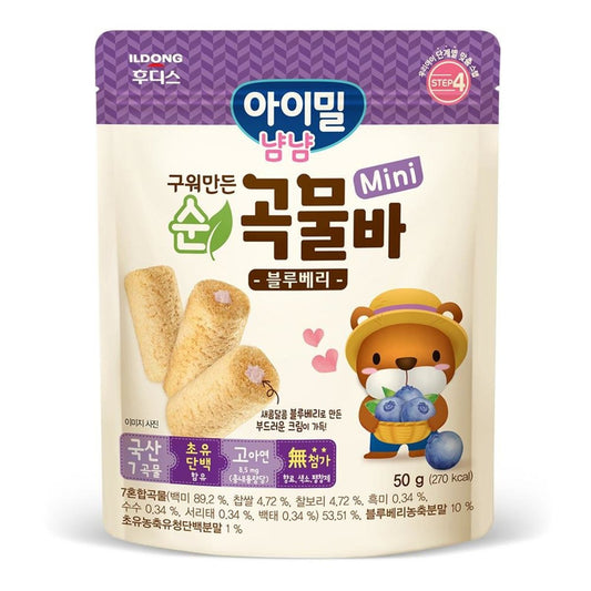 ILDONG Grain Bar Mini (Blueberry) 50g