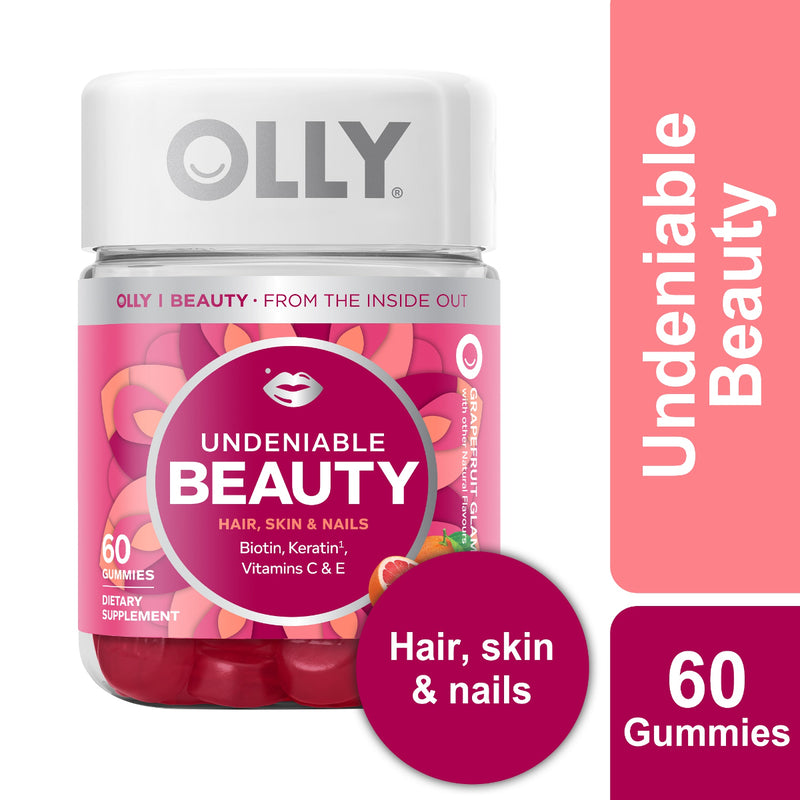 OLLY Undeniable Beauty Gummy Supplements 60pcs