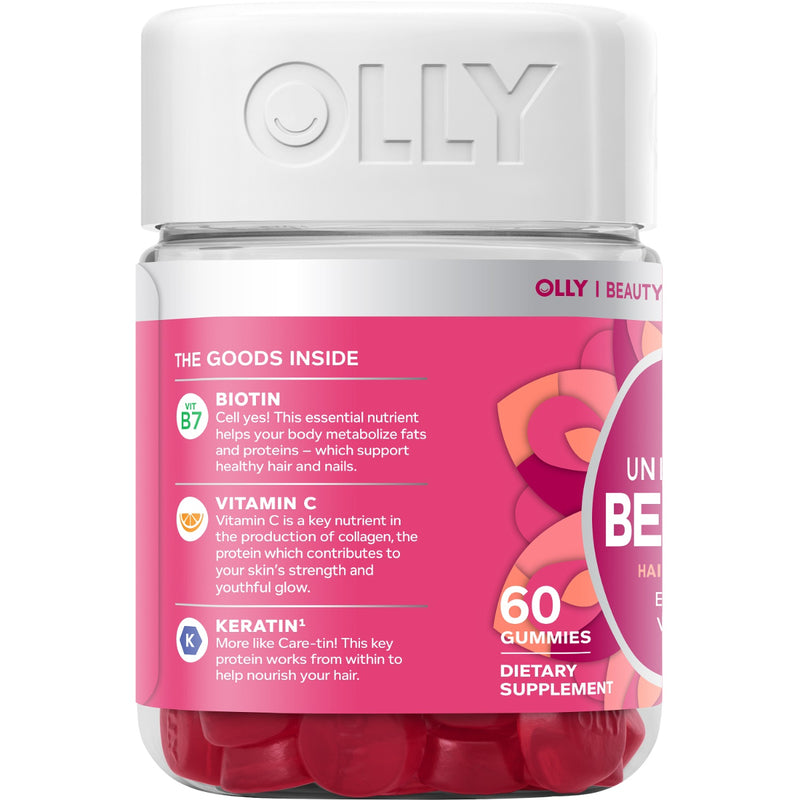 OLLY Undeniable Beauty Gummy Supplements 60pcs