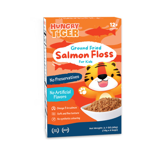Hungry Tiger Ground Fried Salmon Floss For Kids 10g x 6 Bags